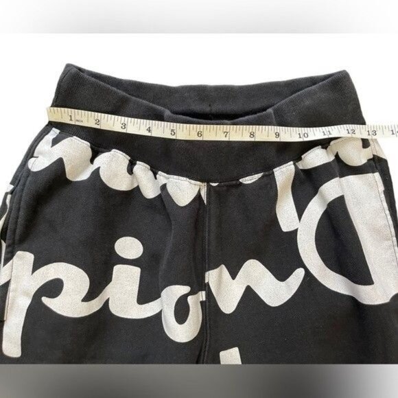 Champion Small Mens Jogger Pants Reverse Weave Giant Script Logo - Picture 5 of 7